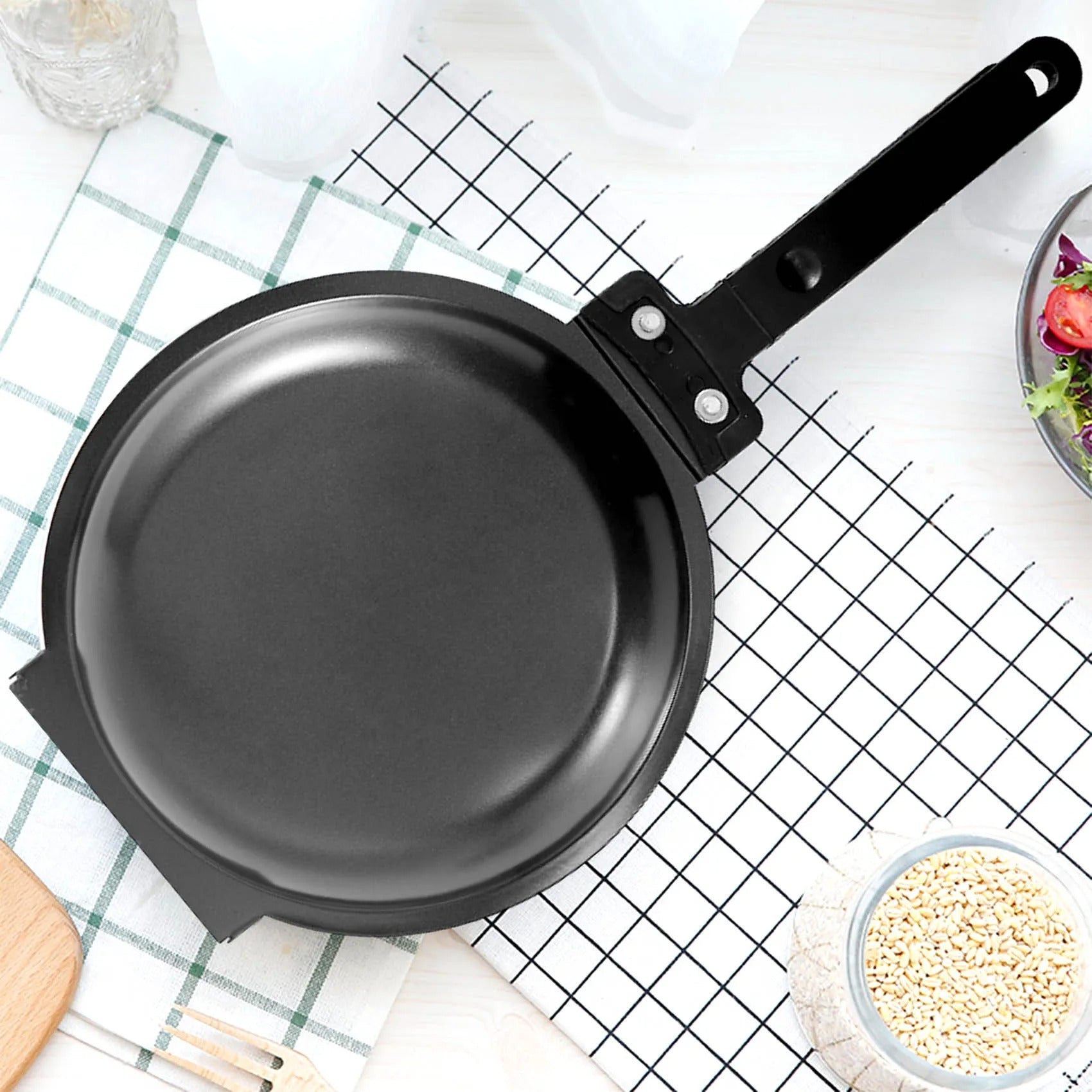 MasterPan Doppelseitige Antihaftpfanne – Für perfektes Kochen ohne Anhaften