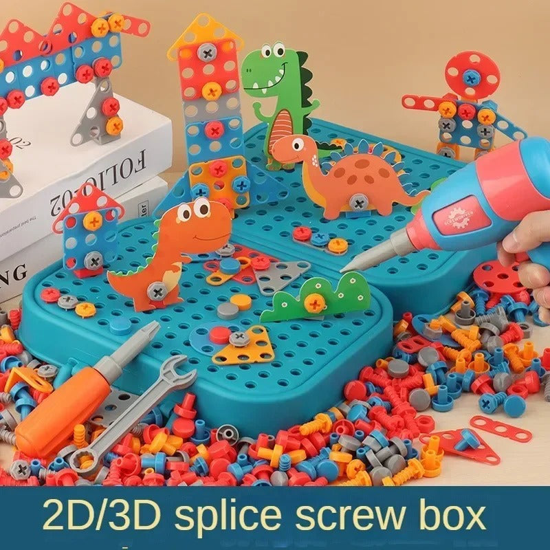 Dino Baukasten für Kinder Kreatives Spielzeug