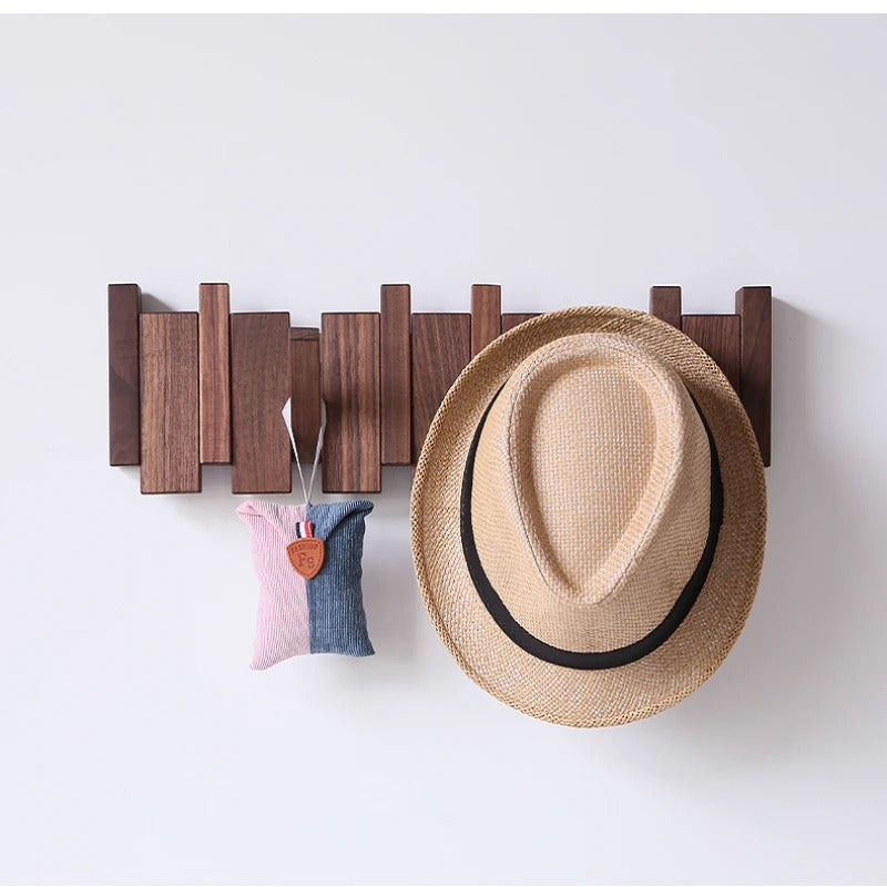HarmonyCoat™ Holz Klavier Garderobe – Stilvolle Wanddekoration & Praktischer Aufbewahrer
