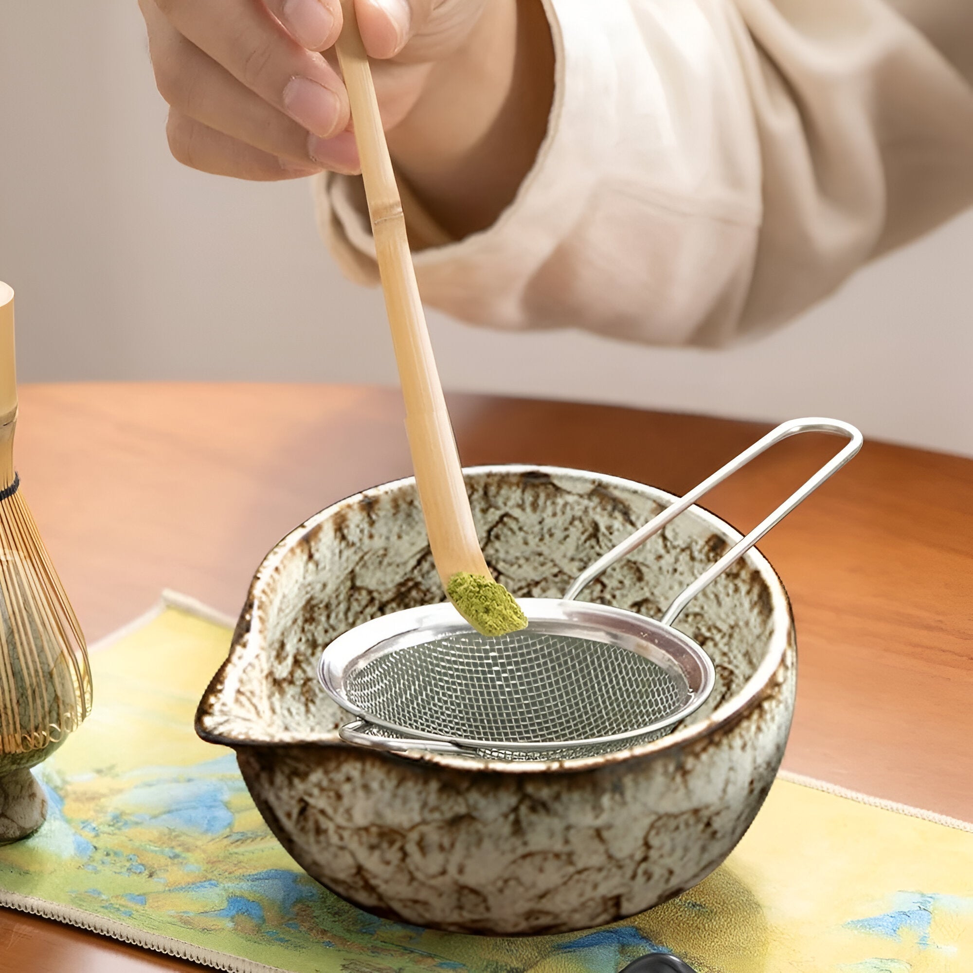 Matcha Keramikset - Traditionelle Tee-Zeremonie | 6 Teile