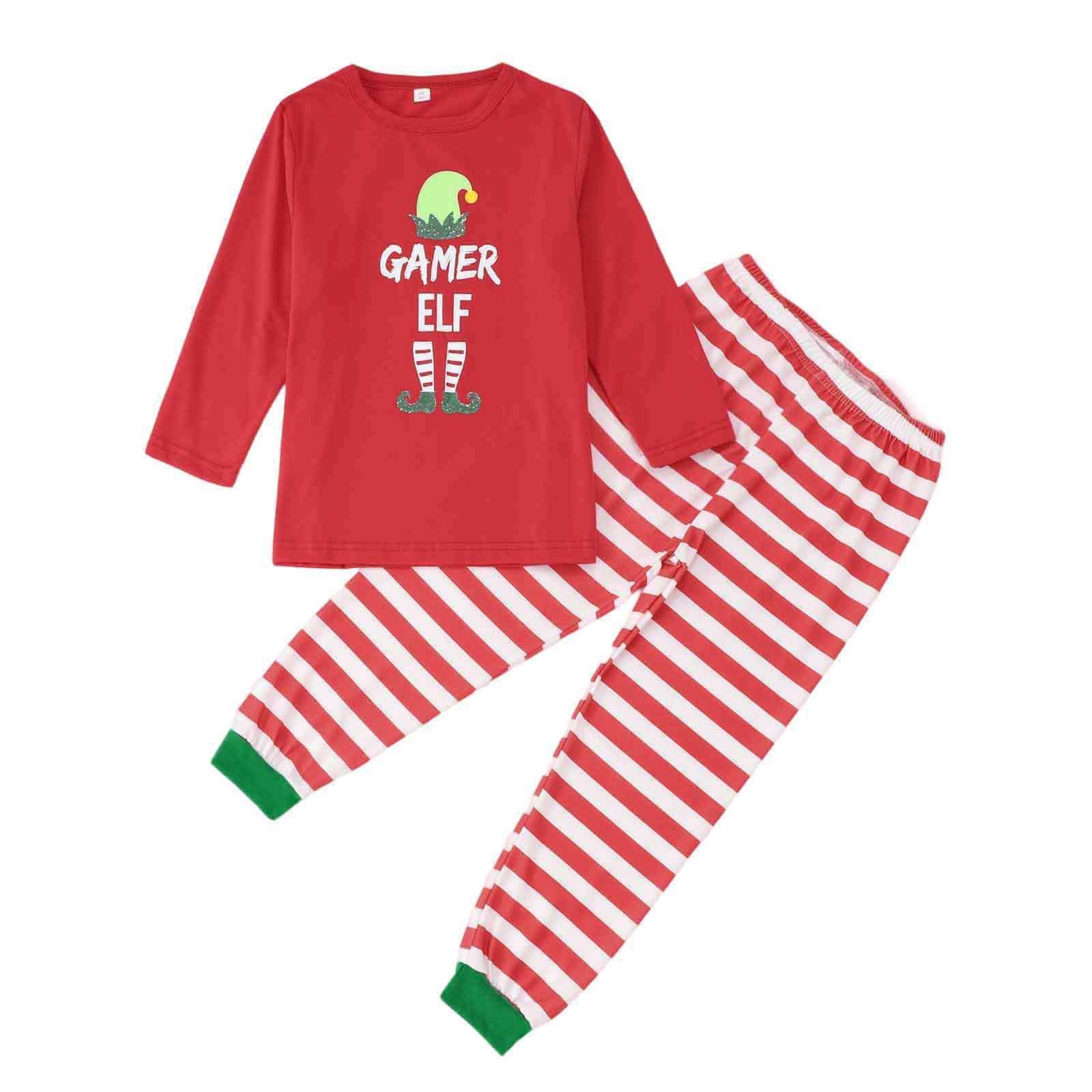 Kann Stripe Elf passende Familien-Weihnachtspajamas