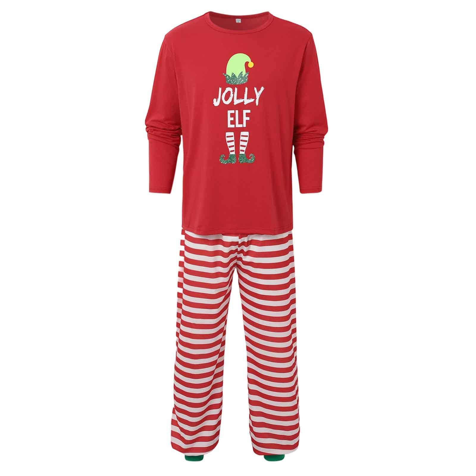 Kann Stripe Elf passende Familien-Weihnachtspajamas
