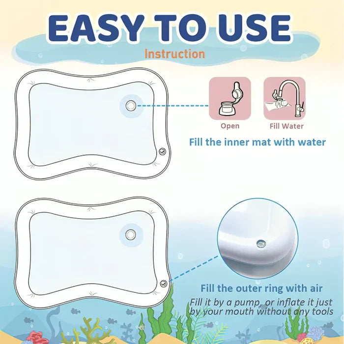 PurrSplash Spielmatte | Ultimativer Wasserspaß für Katzen