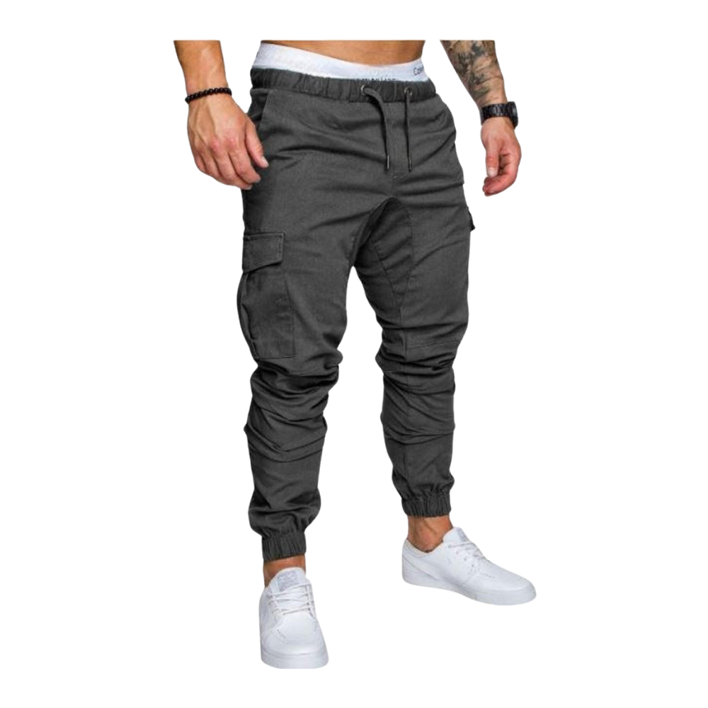 Herren Slim Fit Cargo-Hose