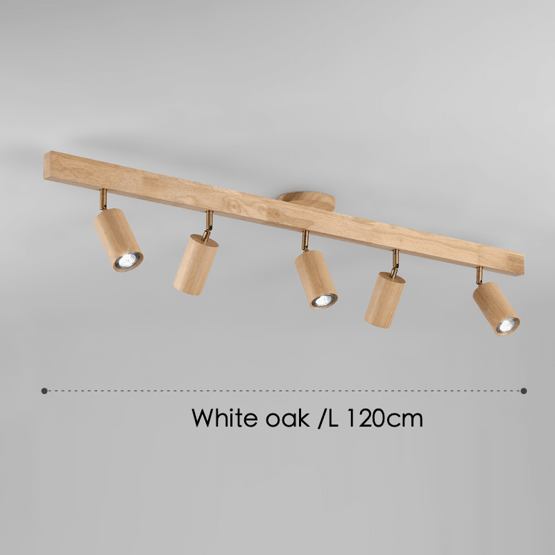 Verstellbare Holz-Deckenlampe Minimalistisch Massivholz