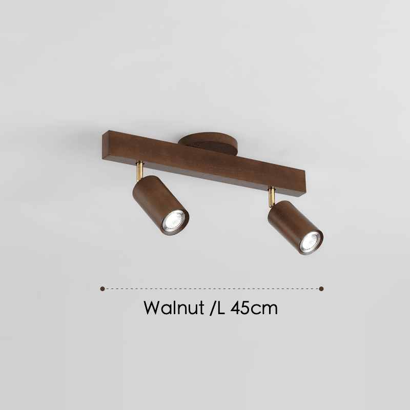 Verstellbare Holz-Deckenlampe Minimalistisch Massivholz