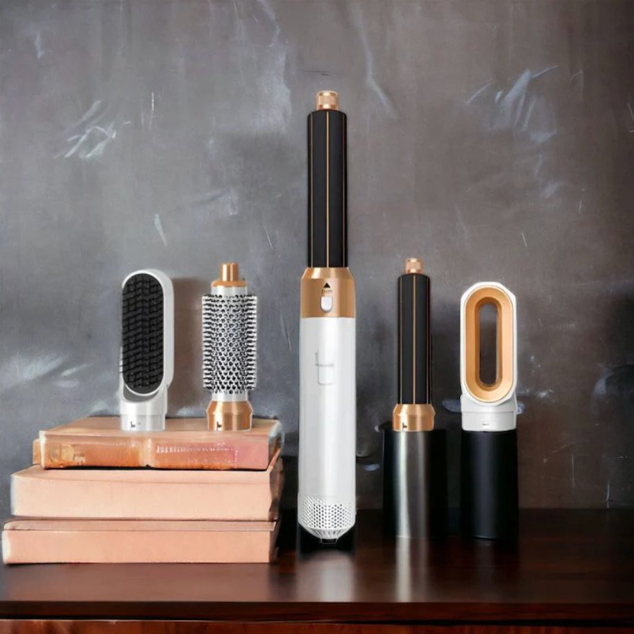 5-in-1 Stylingbürste mit Coanda-Effekt und ionischer Technologie für Trocknung und Locken