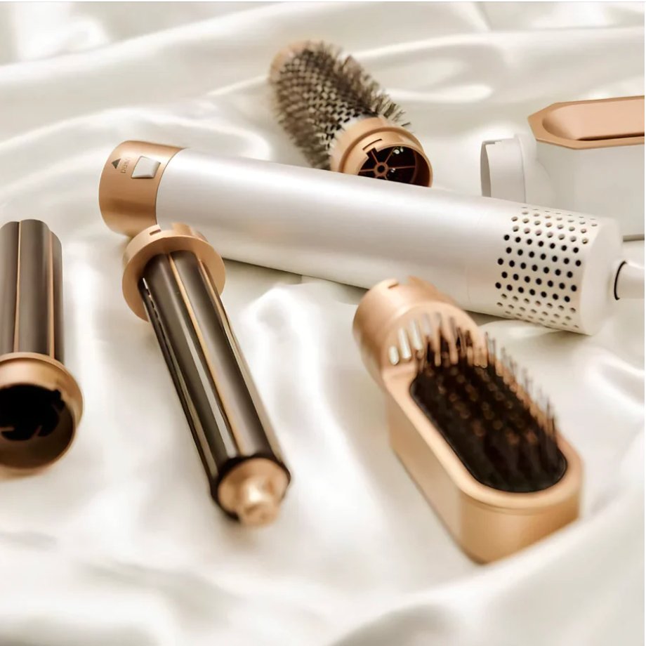 5-in-1 Stylingbürste mit Coanda-Effekt und ionischer Technologie für Trocknung und Locken