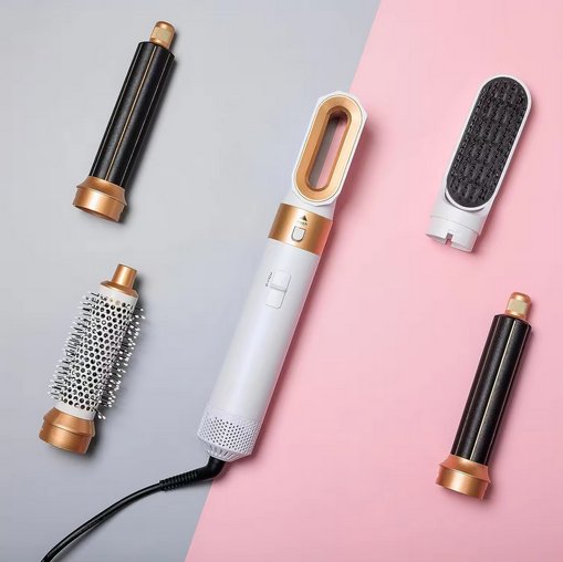 5-in-1 Stylingbürste mit Coanda-Effekt und ionischer Technologie für Trocknung und Locken