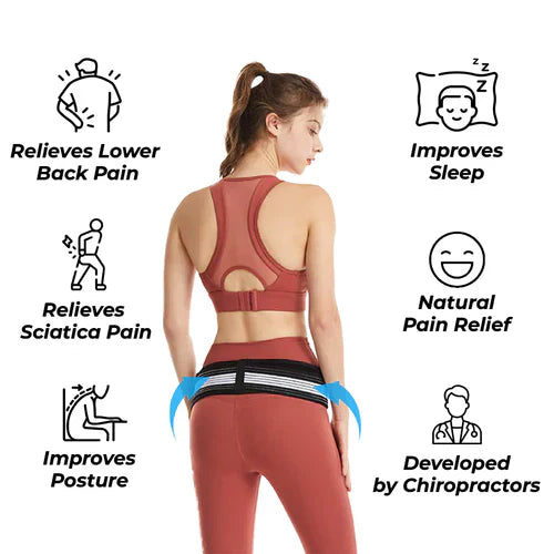 Sciatica Schmerz Linderungs Gürtel - beseitigen Sie Ihre Ischias- & Rückenschmerzen