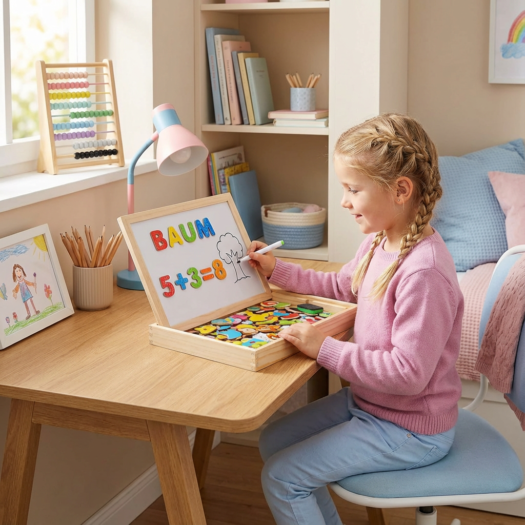 Montessori 2-in-1 Zeichenbrett für Kinder