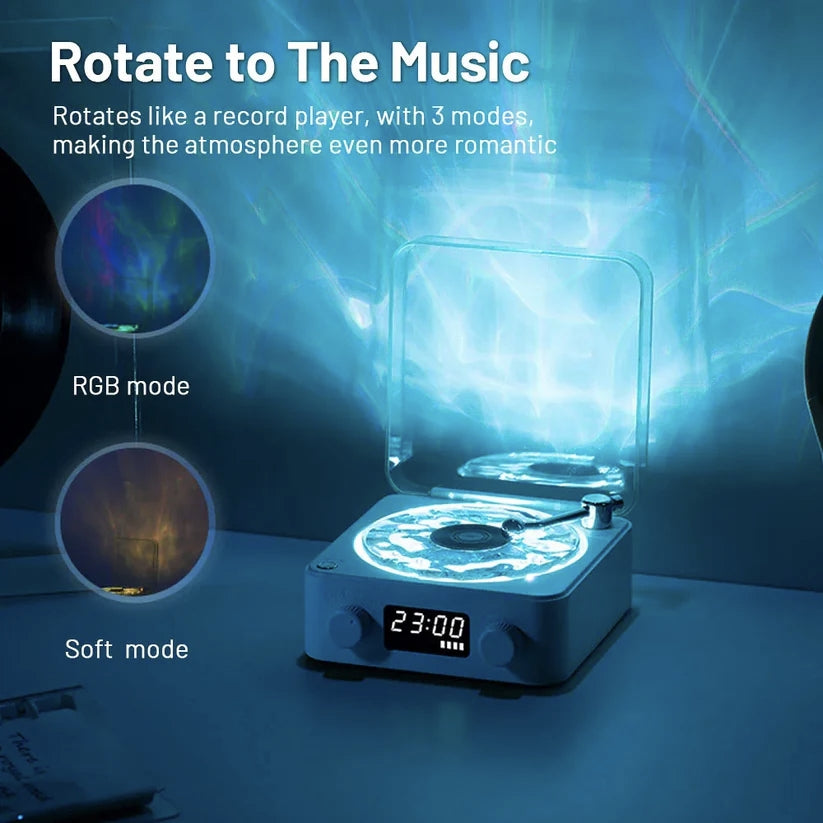 DreamTunes | Retro Mini Schlafhilfe mit RGB-Beleuchtung