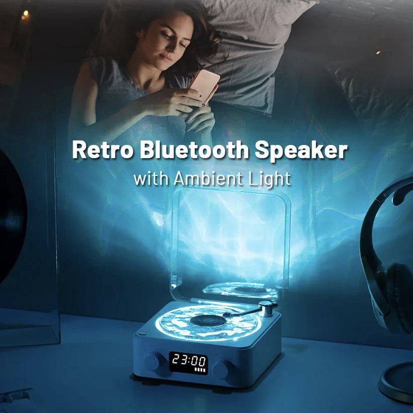 DreamTunes | Retro Mini Schlafhilfe mit RGB-Beleuchtung