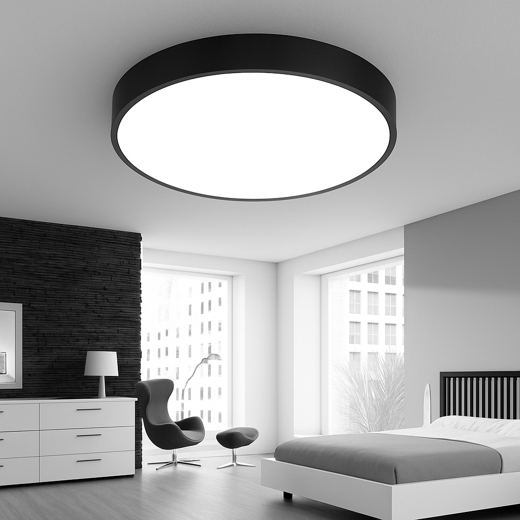 Runder und flacher LED-Deckenleuchte (verschiedene Größen)