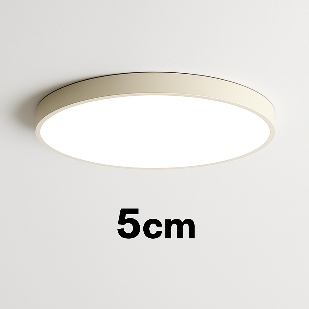 Runder und flacher LED-Deckenleuchte (verschiedene Größen)