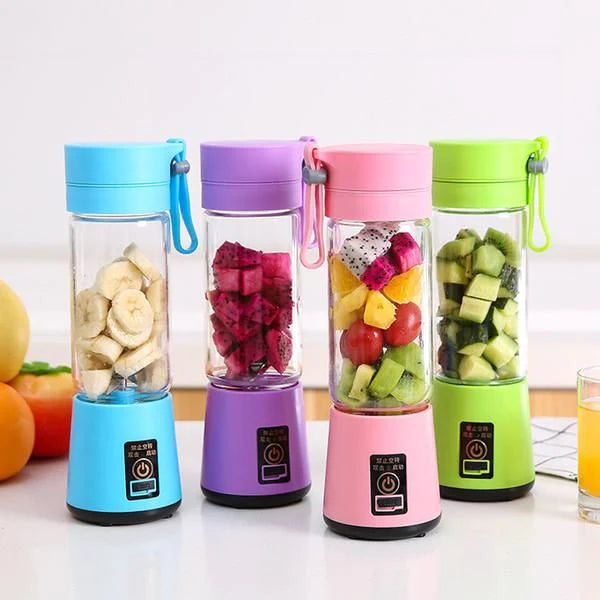 BlendLux Elite Juicer Blender | 6-Klingen USB wiederaufladbarer tragbarer Mixer für mühelose Smoothies unterwegs