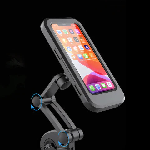 SafeRide Wasserdichte Handyhalterung – 360° Drehbar für Fahrrad und Regenwetter