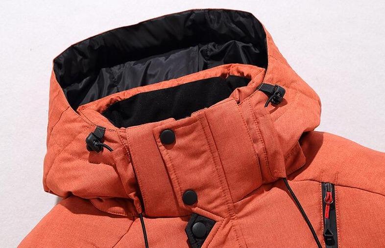 Warme dicke Pufferjacke