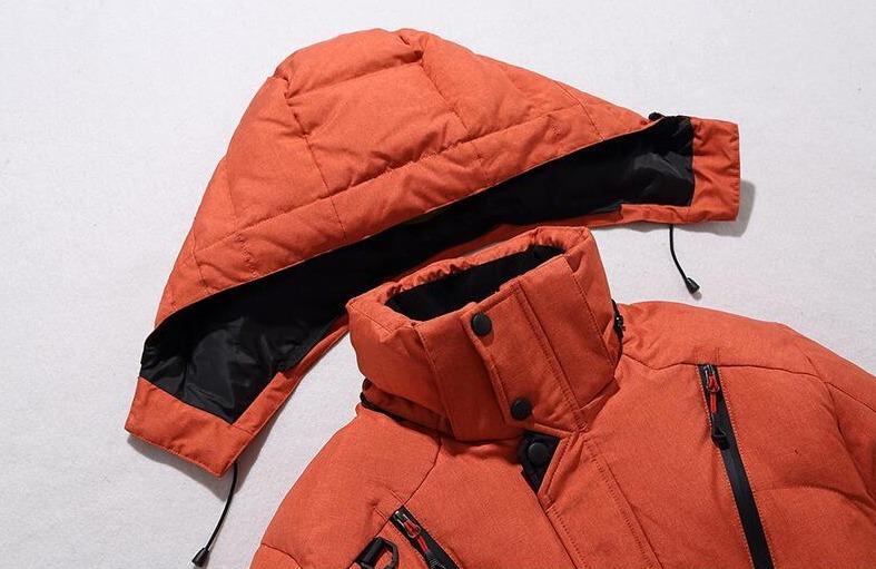 Warme dicke Pufferjacke