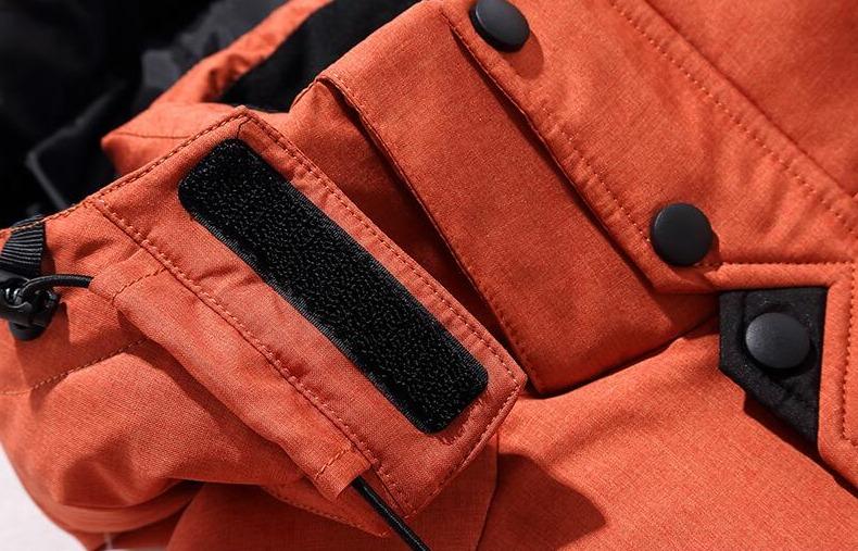 Warme dicke Pufferjacke