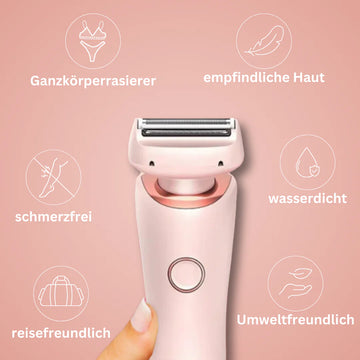 SilkySmooth 2-in-1 elektrischer Rasierer für Frauen | Präzision, Komfort und Vertrauen