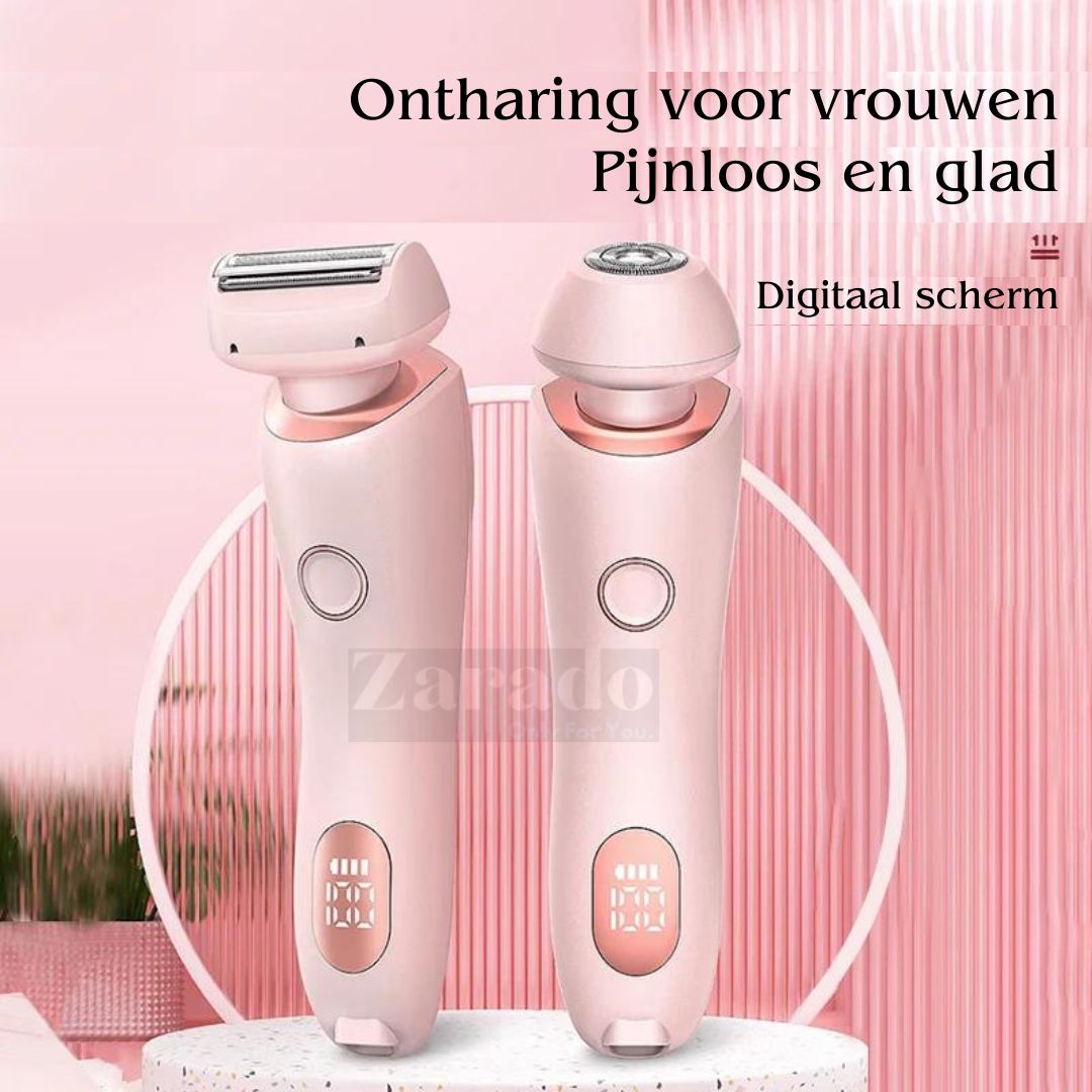 SmoothGlam | 2-in-1 Rasierer für Frauen