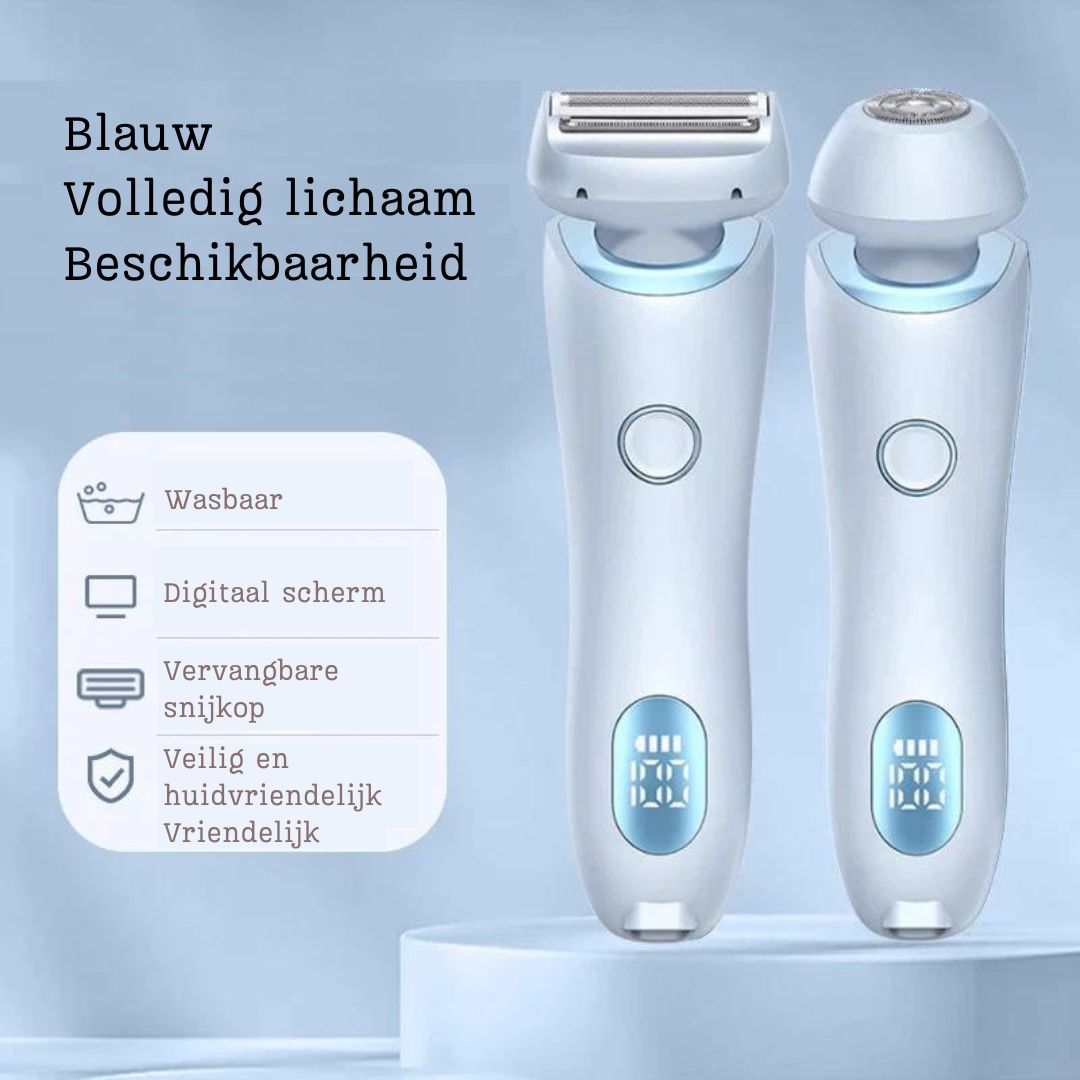 SmoothGlam | 2-in-1 Rasierer für Frauen