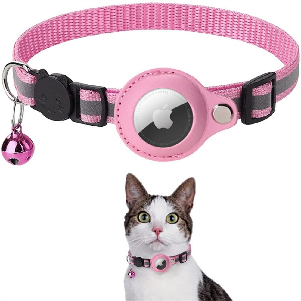 Katze GPS Tracker Halsband mit reflektierendem Design