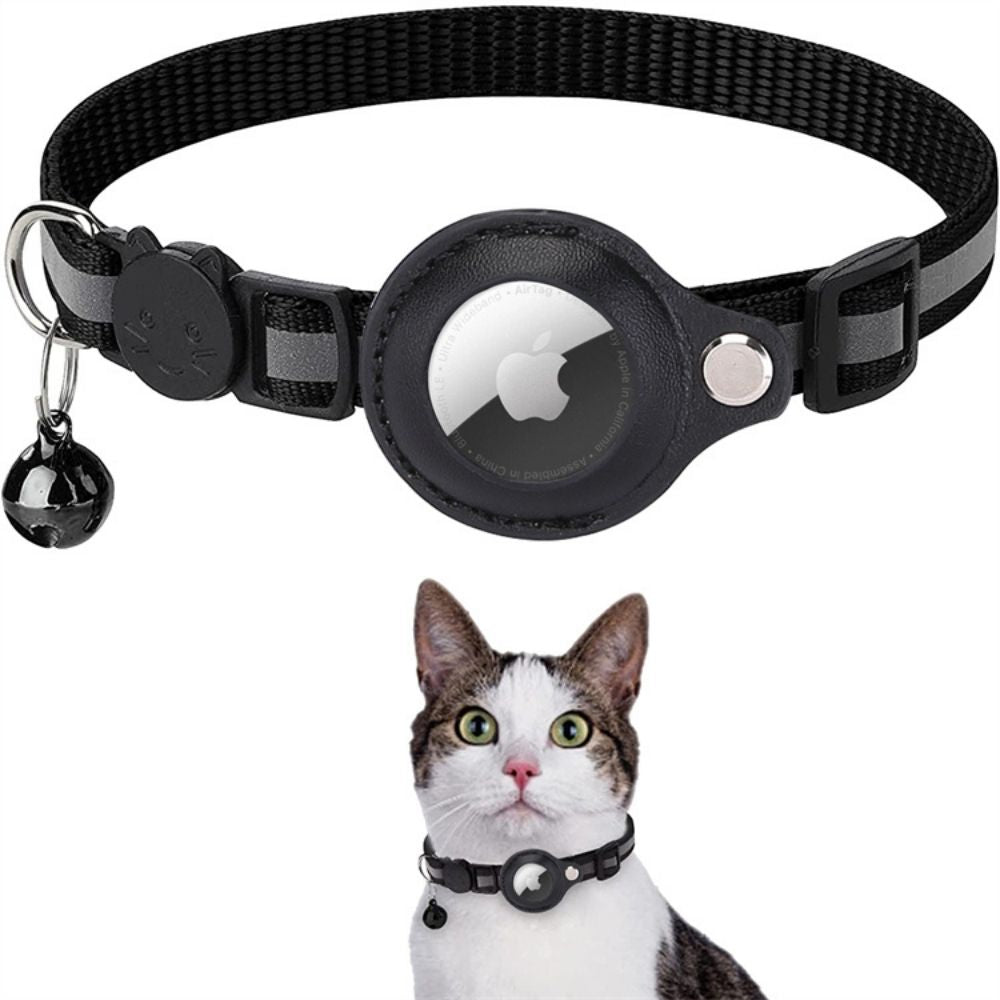 Katze GPS Tracker Halsband mit reflektierendem Design