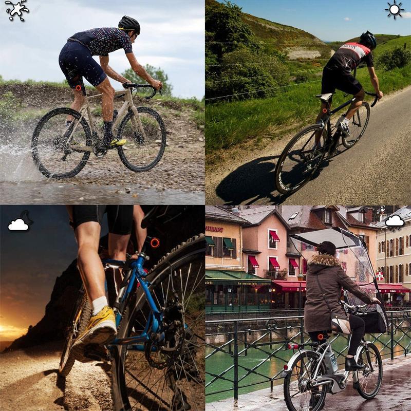 Rücklicht & Bremslicht für Fahrrad und Rennrad mit 6 Modi und Akku | Lumirad