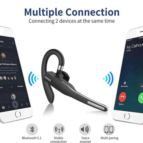 Trucker Dual Mic Wireless Bluetooth 5.1 Noise Cancelling Headset/Ohrhörer