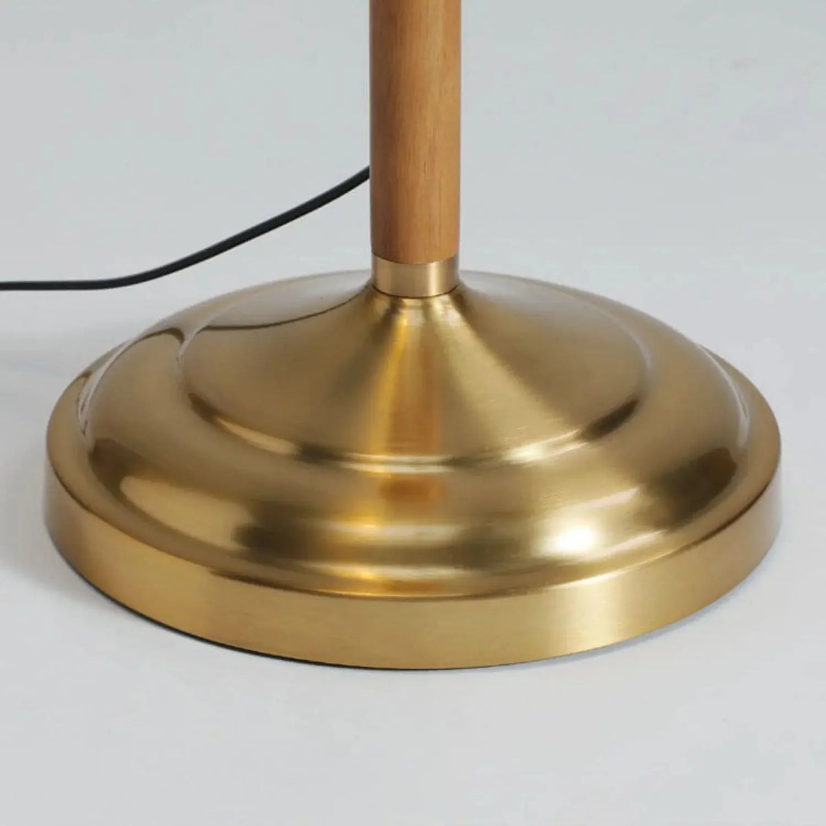 Vintage Bloem Plissé Stoff Stehlampe