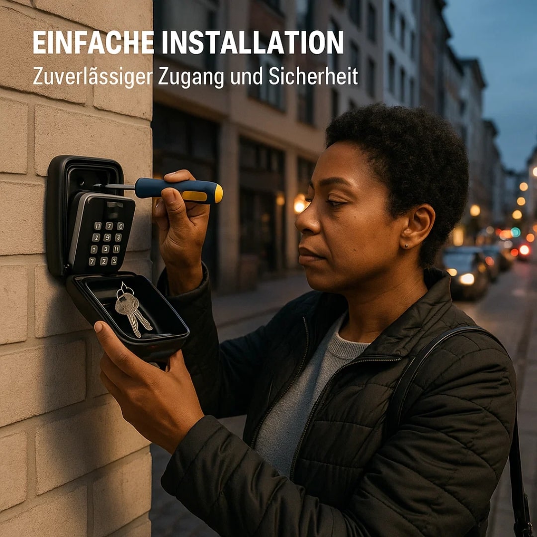 Schlüsselkasten Außen | Schlüsselsafe mit Code | SafeHaus