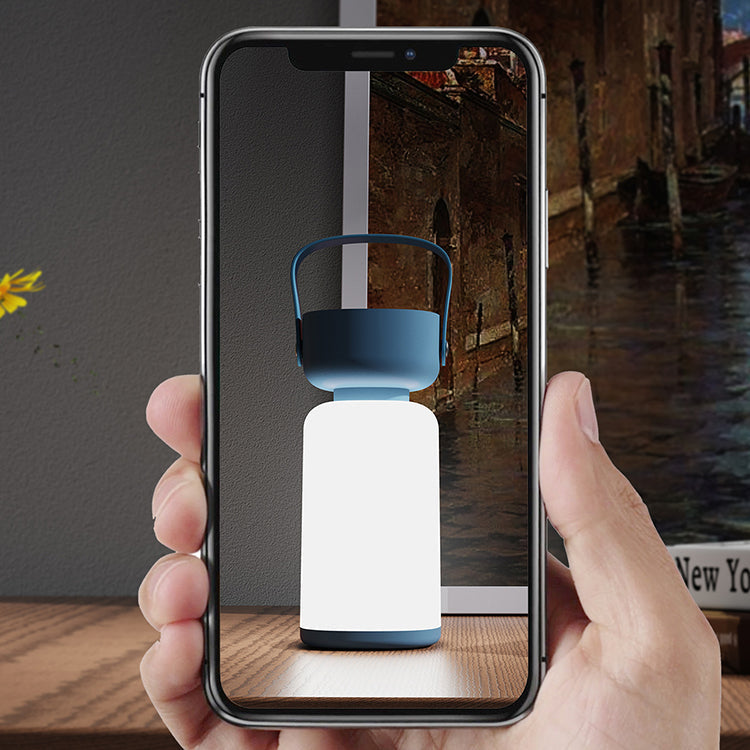 Amanti Waterproof tragbare LED-Tischlampe Modern zylindrisches Design