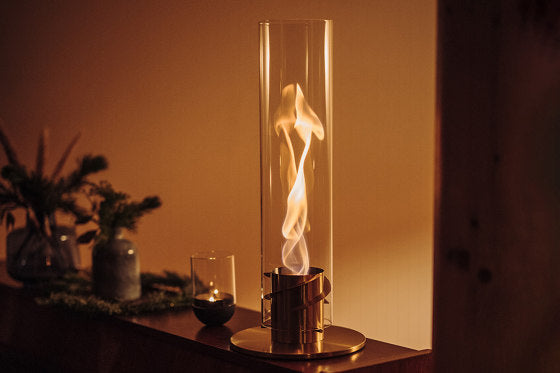FlameGlow - Moderner Tischkamin mit einstellbaren Flammen für eine gemütliche Atmosphäre