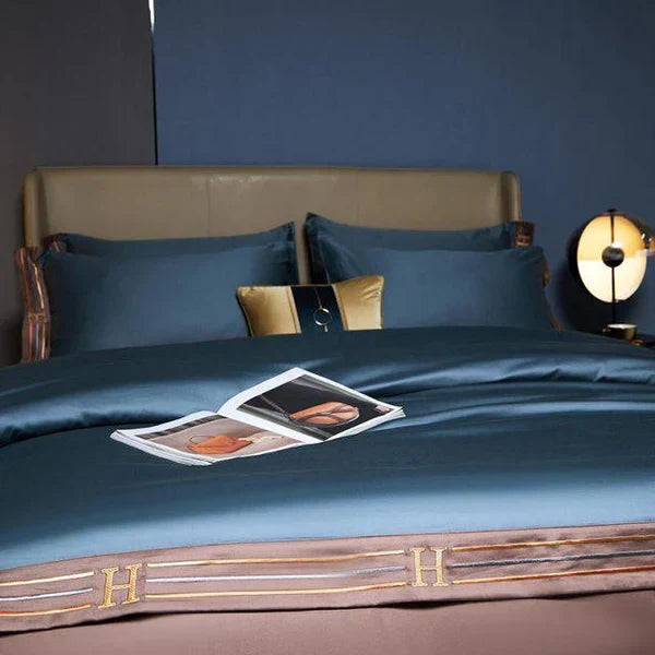 Beddingstar - Saphir Luxe Satin Bettwäsche Set für das Schlafzimmer