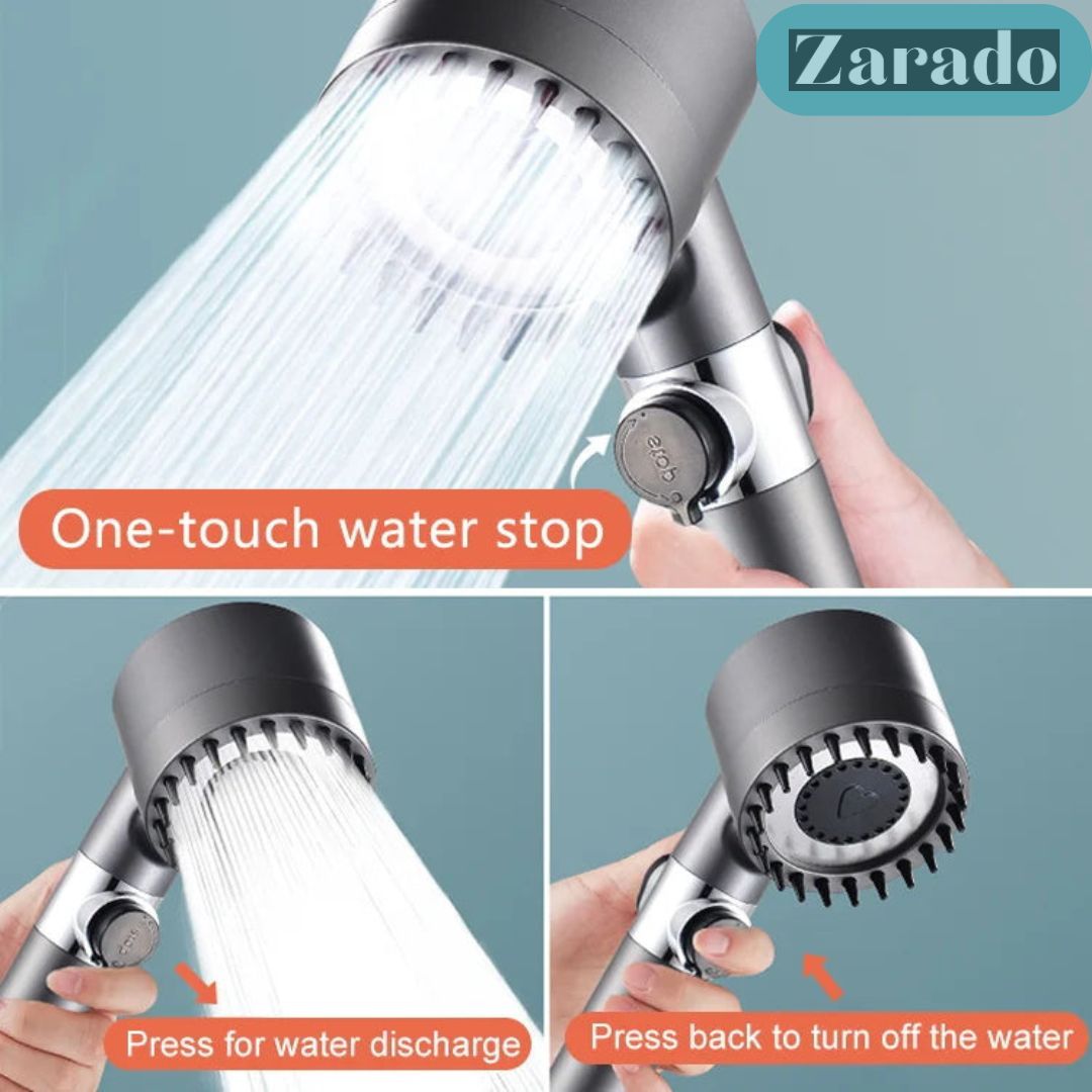AquaFlow | Duschkopf mit drei Einstellungen