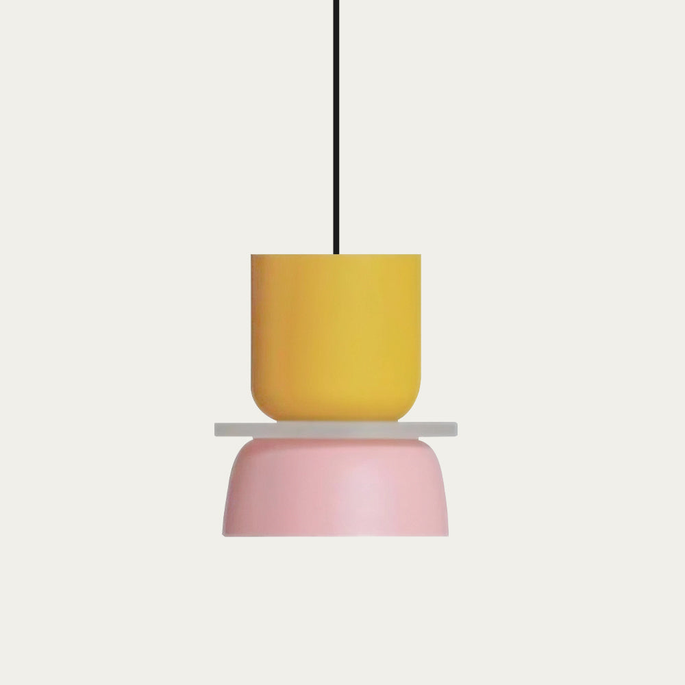 Lucie Farbblock Nordische Pendelleuchte