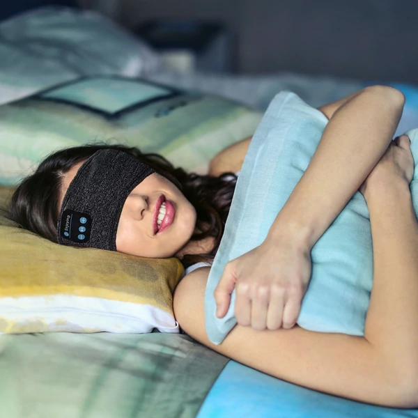 DreamWave Schlafmaske | Bluetooth Schlafmaske für erholsamen und ungestörten Schlaf