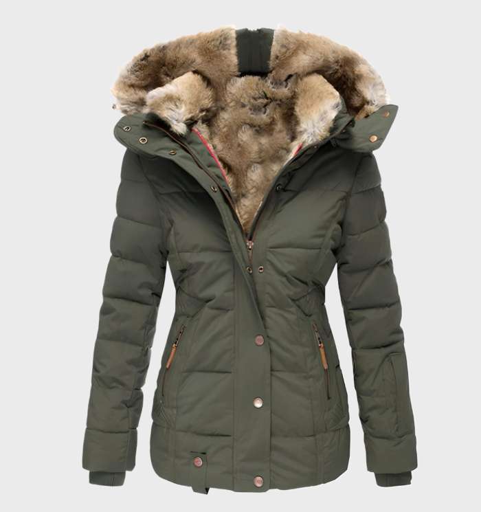Aurora Winterjacke – Wasserabweisende Damenjacke mit Isolierung und Kapuze