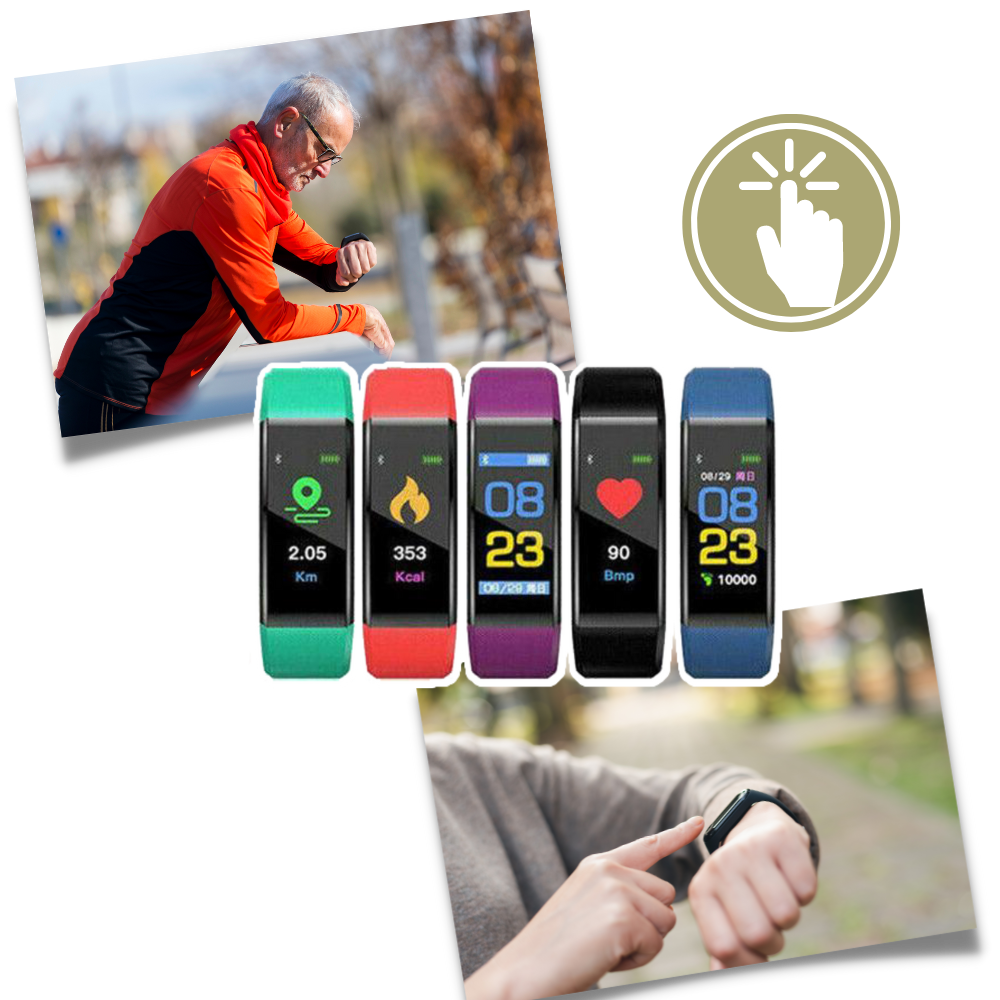 Smartwatch für Senioren - Einfache Bedienung - Gesundheits- und Trainingsüberwachung