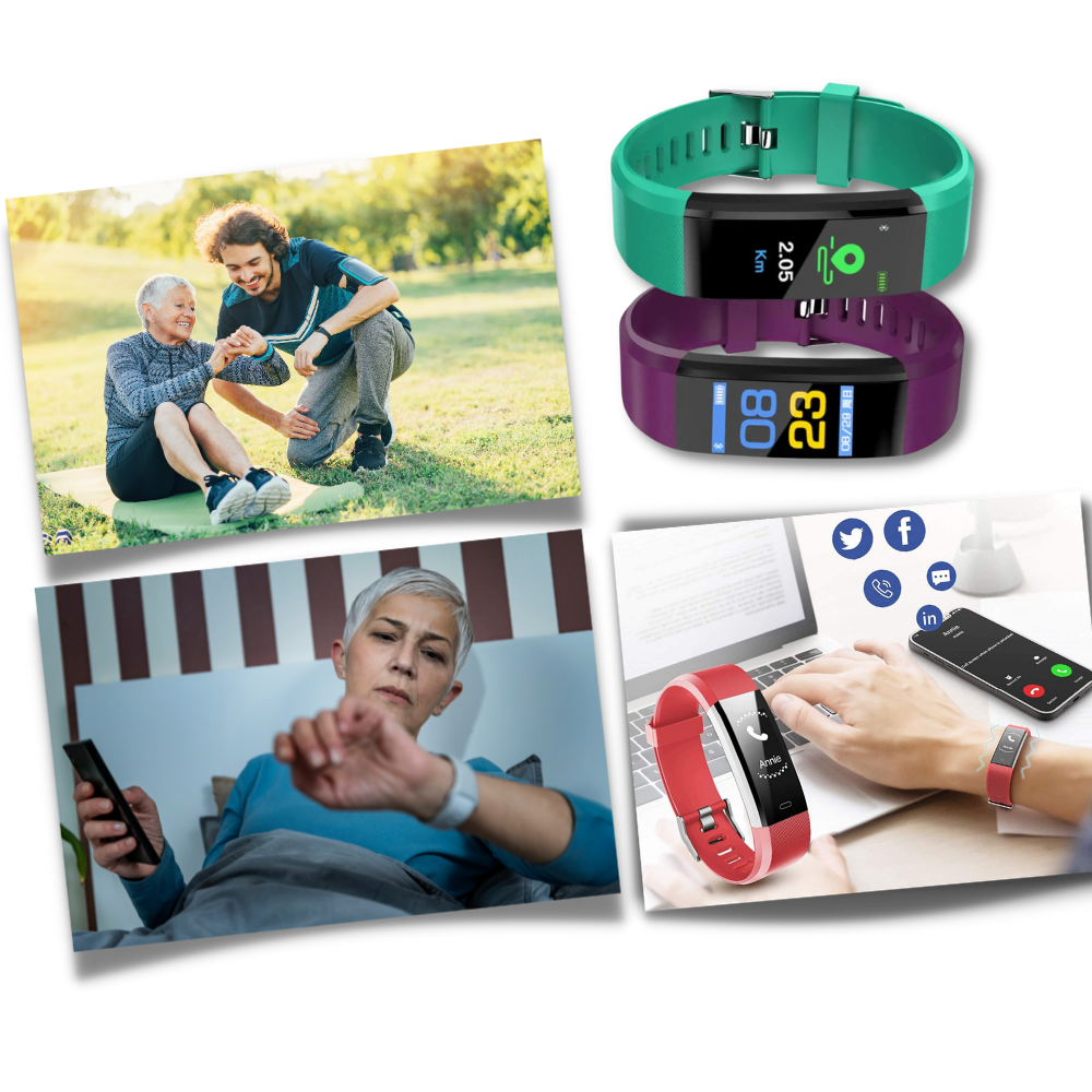 Smartwatch für Senioren - Einfache Bedienung - Gesundheits- und Trainingsüberwachung