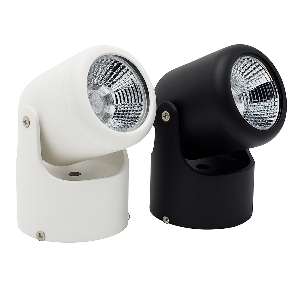 Richtungs-LED-Spot (schwarz oder weiß)