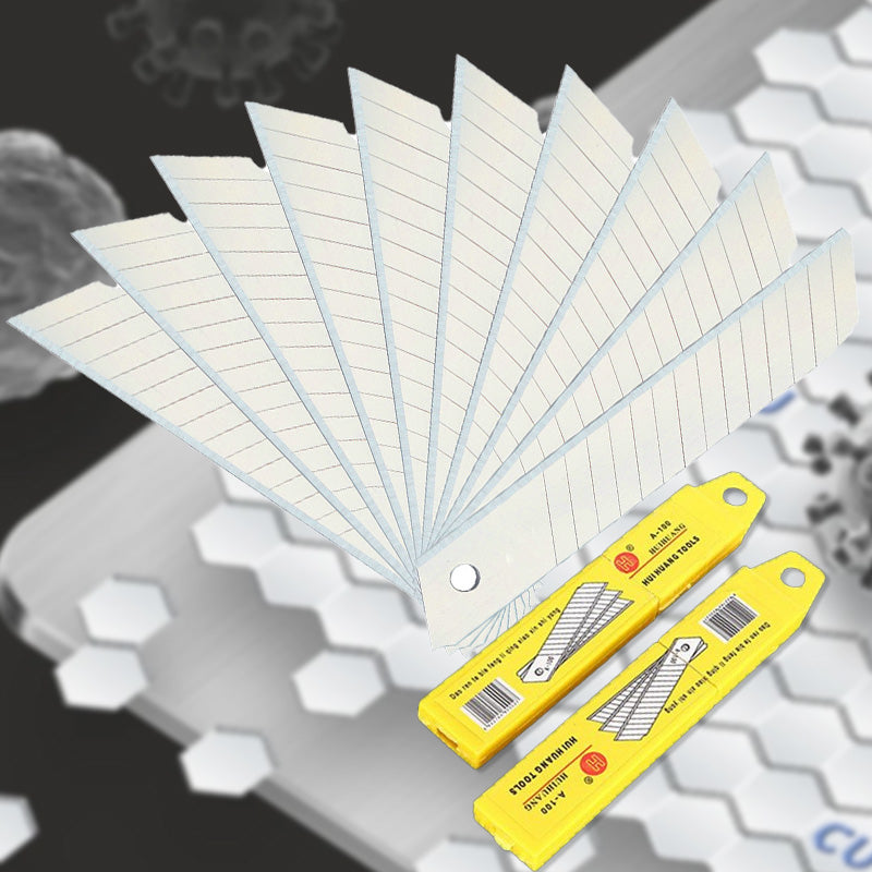 Verpackung mit 10 ultrascharfen Klingen mit Aufbewahrungsbox