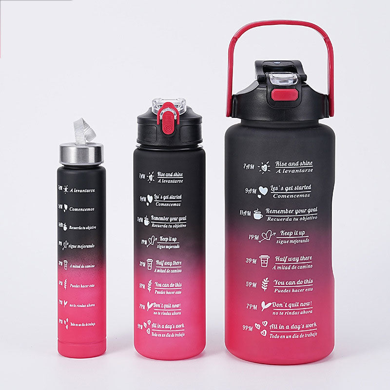 3-IN-1 Motivations-Wasserflasche