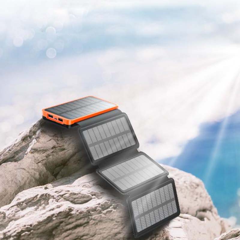 25000mAh Hohe Kapazität Solar Powerbank - Schnellladung