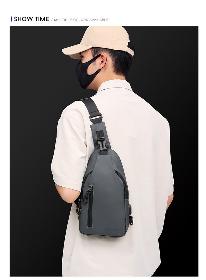 UrbanLite Multifunktionale Brusttasche | Stil trifft Funktionalität