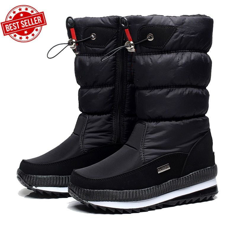 FrostGuard | Nachhaltige Wasserdichte Stiefel aus Kunstfell