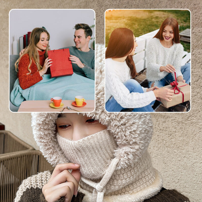 CozyShield Pullover Mütze | Alles-in-einem Wärme und Stil