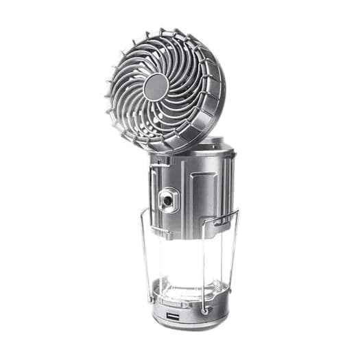 Elegante Licht | 6-in-1 LED Laterne – Tragbar - Ventilator - Wiederaufladbar